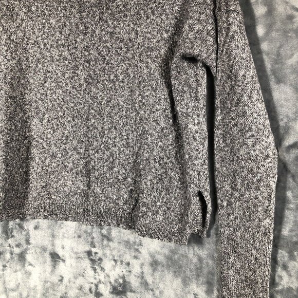 Hollister Woman’s Sweater Baby Leopard Grey Long Sleeve Pullover Size Medium - Picture 10 of 11